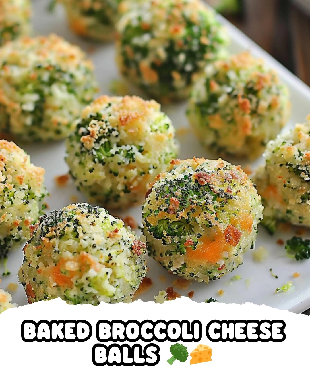 Delicious Baked Broccoli Cheese Balls Recipe finished dish