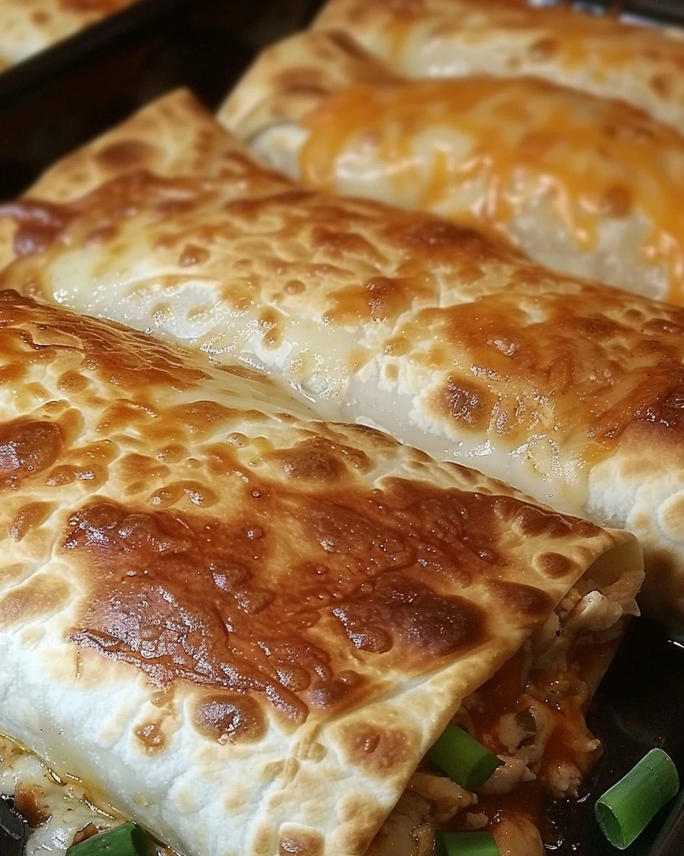 Delicious Baked Chicken Chimichangas Recipe