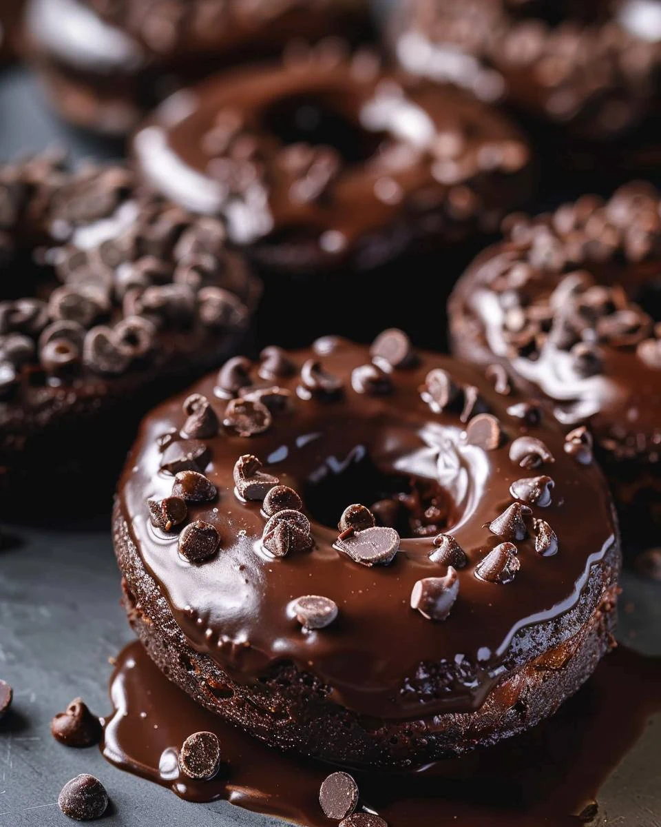 Delicious Baked Chocolate Donuts You Must Try finished dish