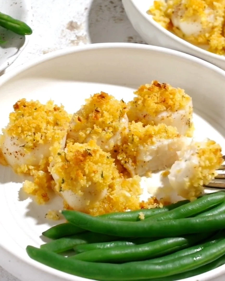 Delicious Baked Scallops Recipe in 25 Minutes finished dish