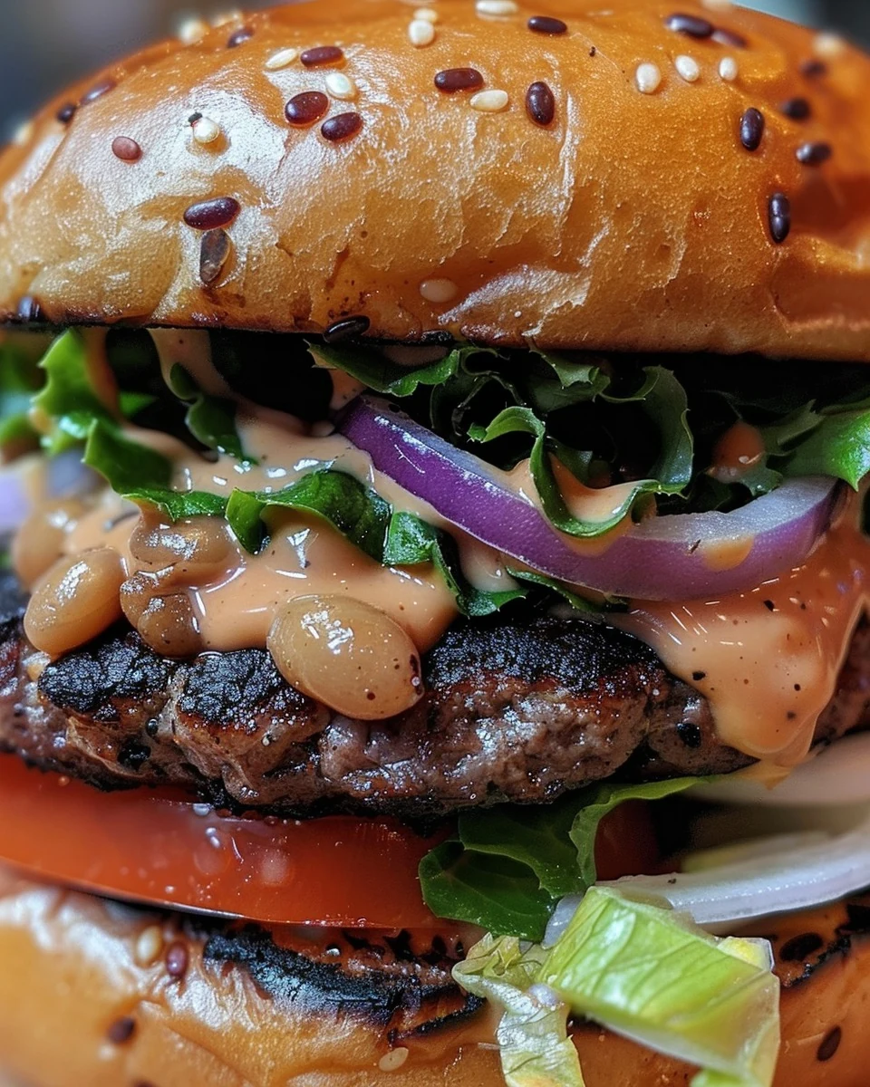 Beef and Bean Burger