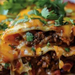 Delicious Beef Enchilada Casserole Recipe to Try finished dish