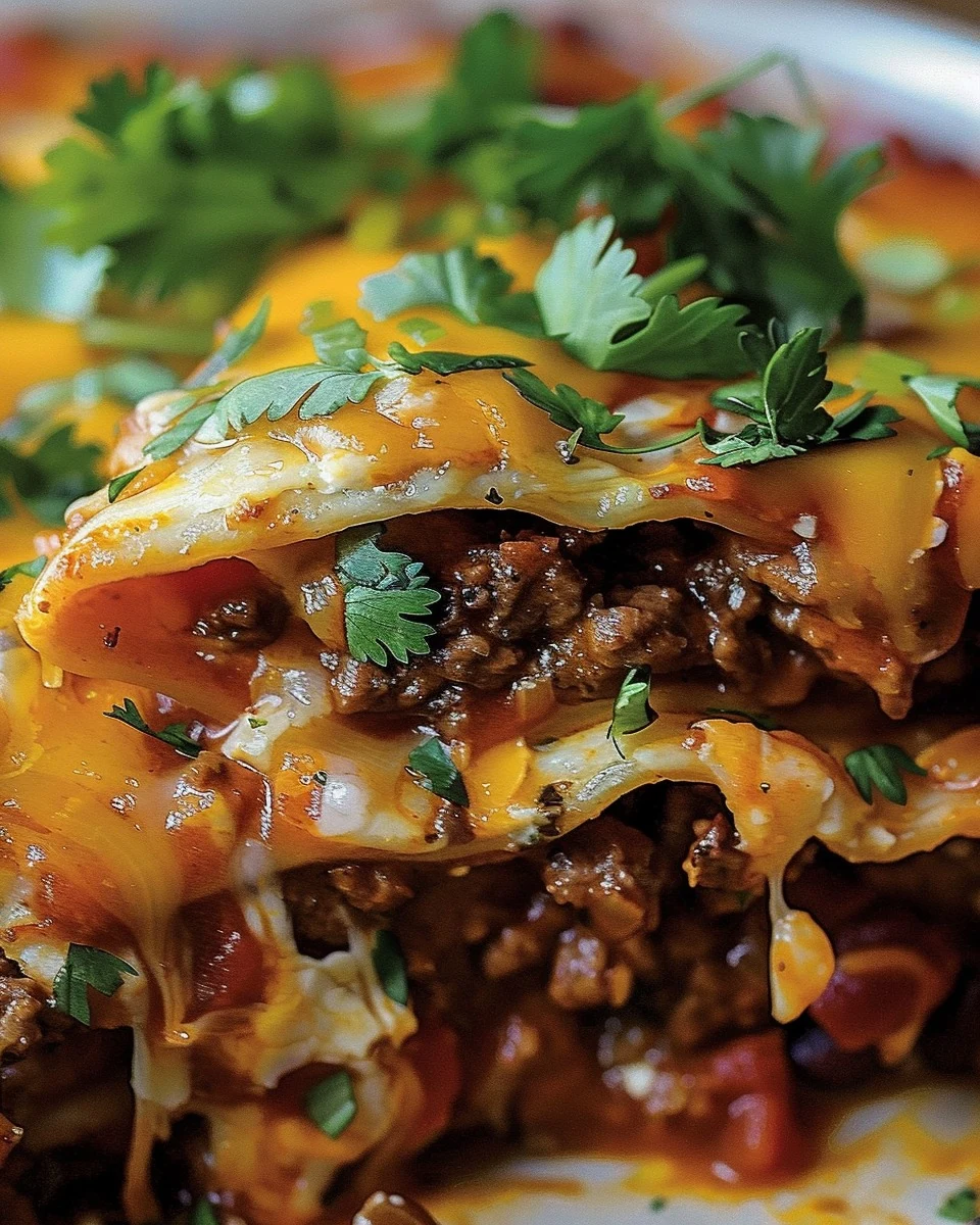 Delicious Beef Enchilada Casserole Recipe to Try finished dish