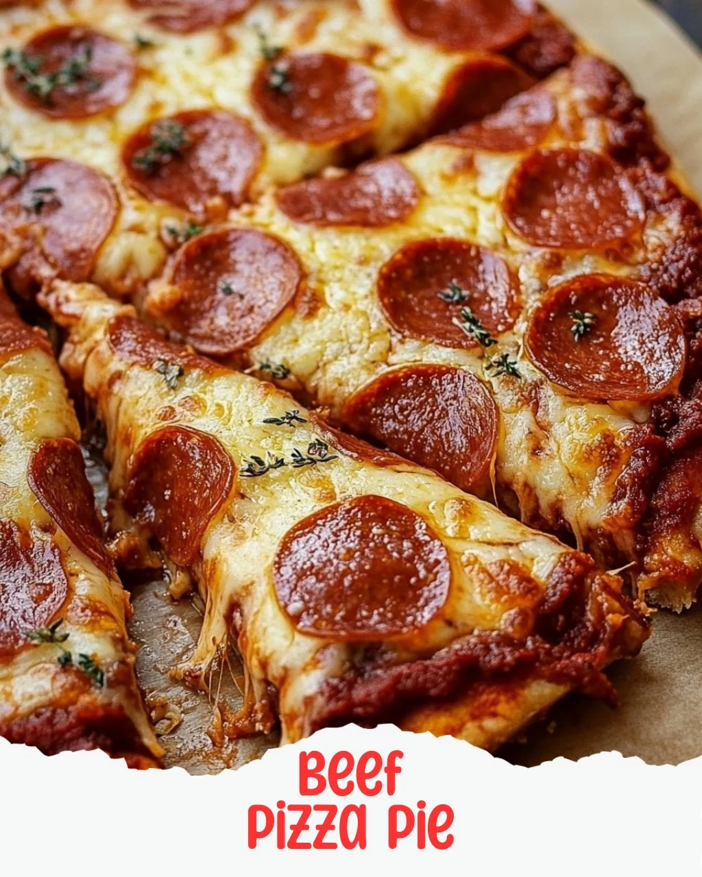 Beef Pizza Pie