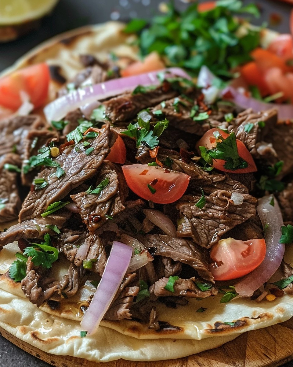 Delicious Beef Shawarma Recipe finished dish