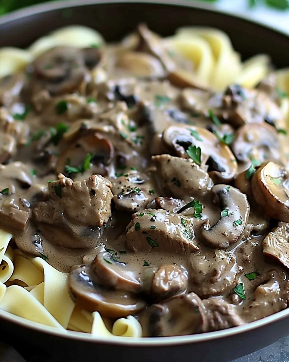 Delicious Beef Stroganoff Recipe for Comforting Nights finished dish