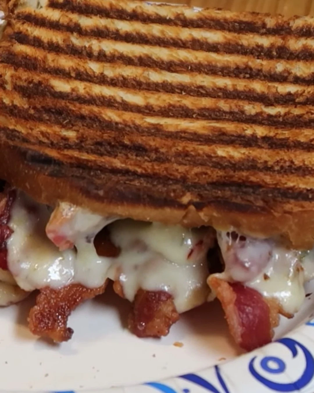 Delicious Blackberry Bacon Grilled Cheese Recipe finished dish
