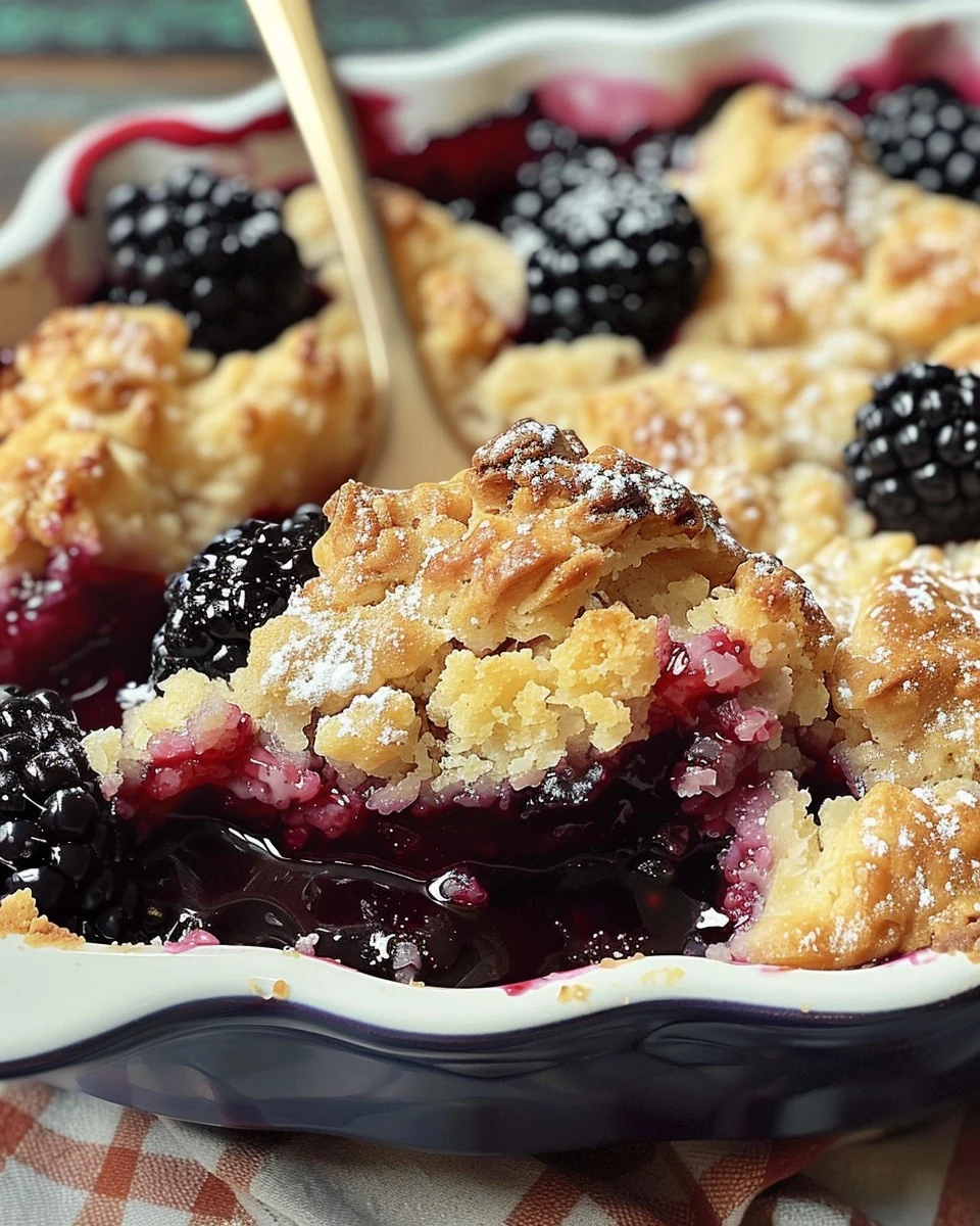 Delicious Blackberry Cobbler Recipe to Try Today finished dish
