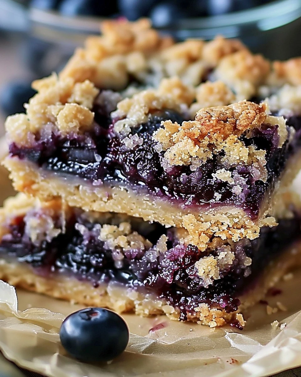 Delicious Blueberry Crumb Bars Recipe You’ll Love finished dish