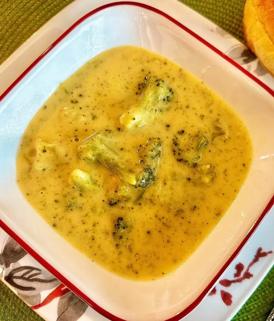Delicious Broccoli Cheddar Soup Recipe You’ll Love finished dish