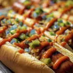 Delicious Buffalo Hot Dogs Recipe to Spice Up Your Meal finished dish