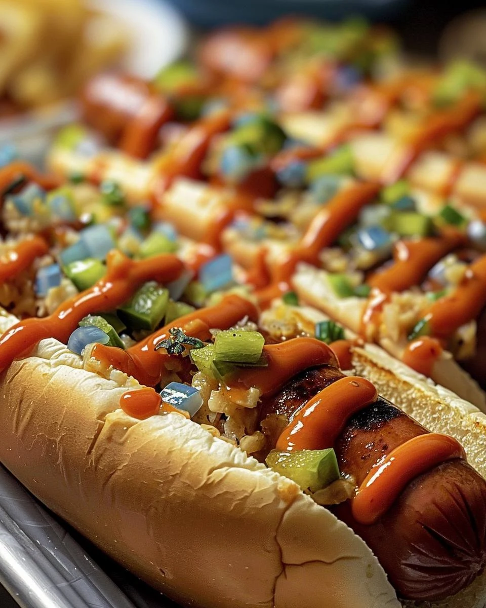 Delicious Buffalo Hot Dogs Recipe to Spice Up Your Meal finished dish
