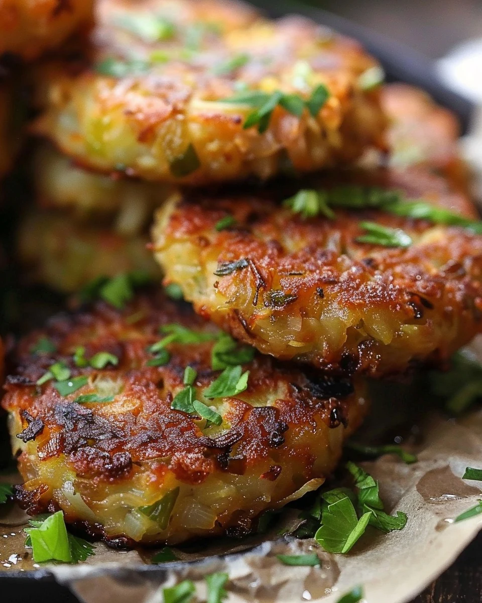 Delicious Cabbage Patties Recipe for a Quick Meal finished dish