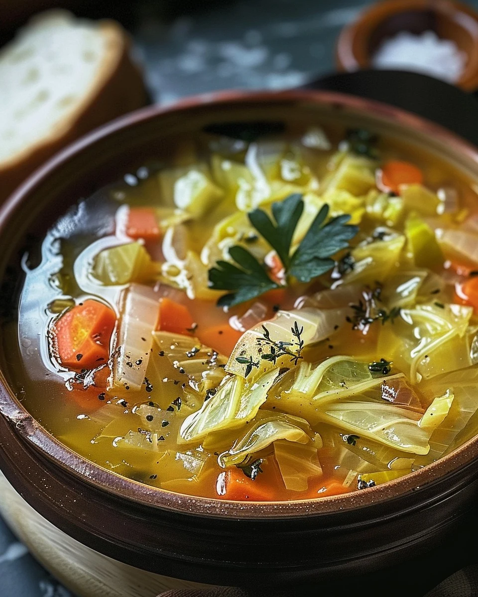 Delicious Cabbage Soup Recipe for a Healthy Meal finished dish