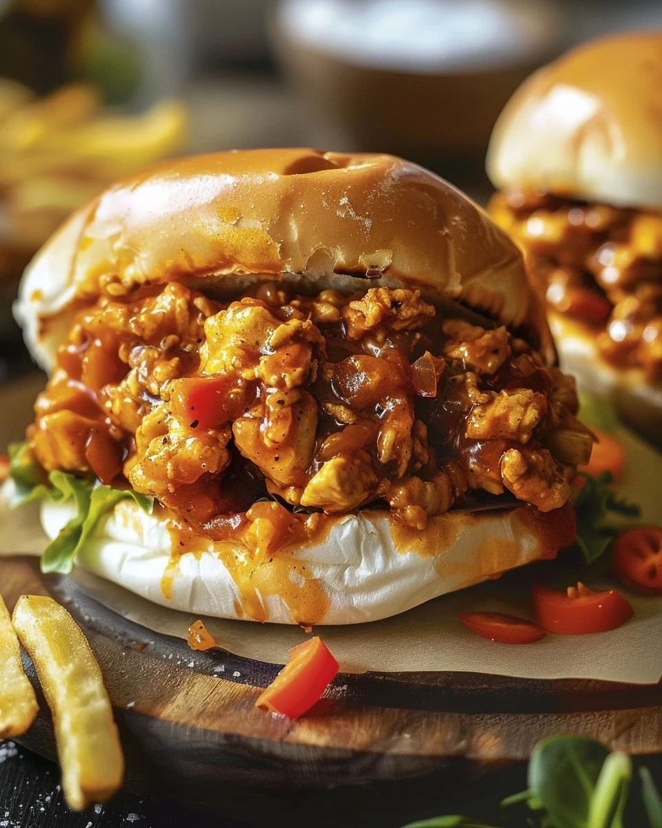 Delicious Cajun Chicken Sloppy Joes Recipe