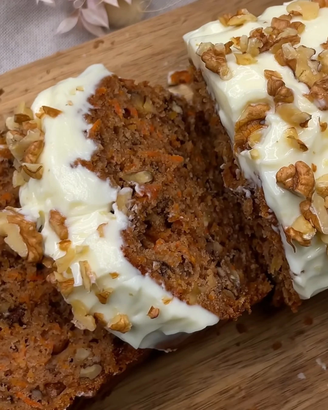 Delicious Carrot Cake Loaf Recipe You’ll Love finished dish