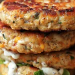 Delicious Cheddar Ranch Chicken Burgers Recipe finished dish