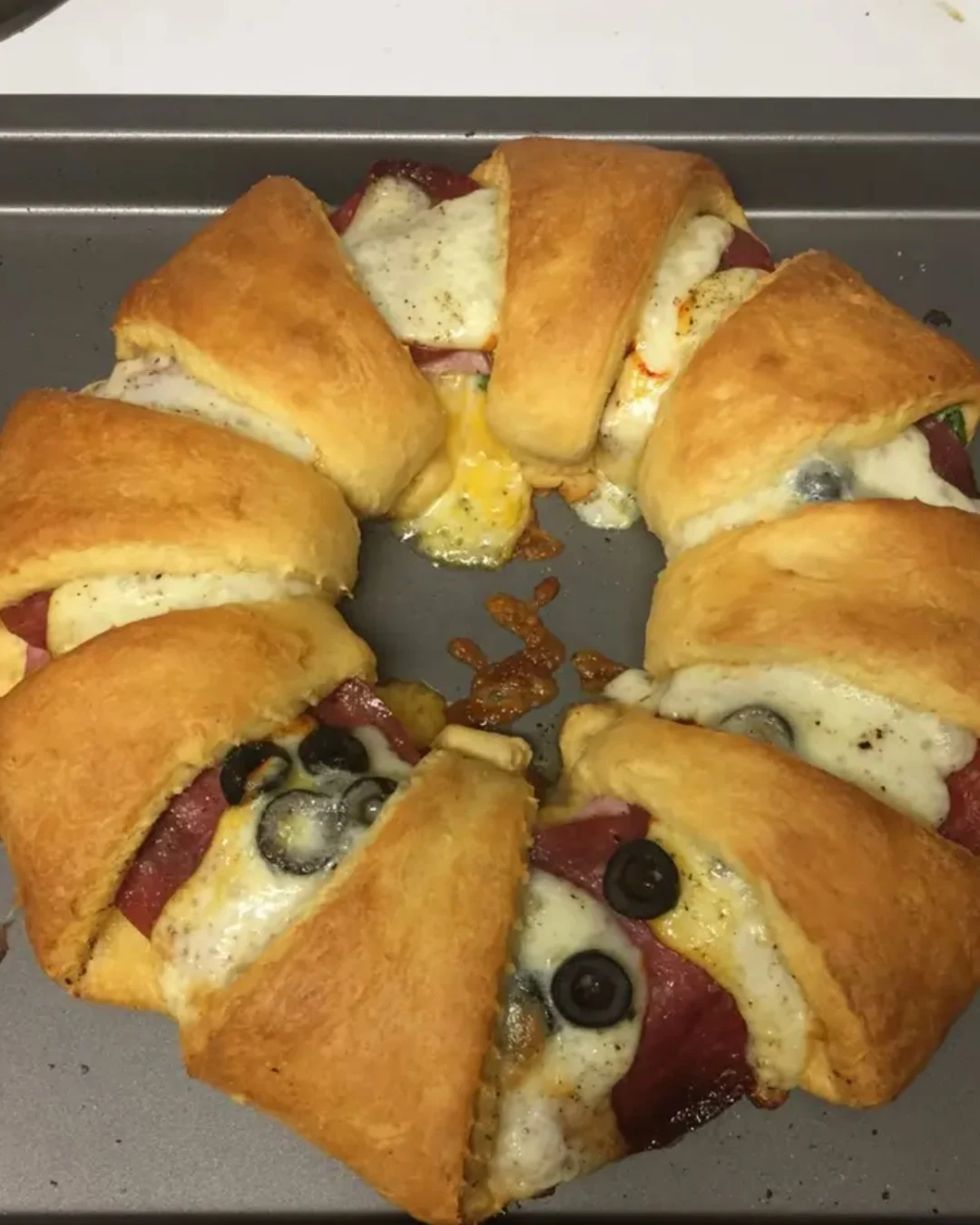 Delicious Cheese Stuffed Crescent Rolls In Air Fryer Recipe finished dish