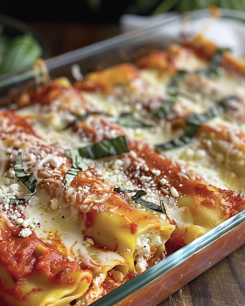 Delicious Cheese-Stuffed Manicotti Recipe to Try finished dish