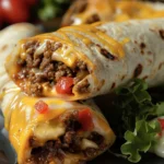 Delicious Cheeseburger Burritos Recipe You’ll Love finished dish