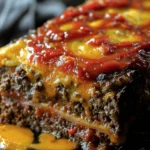 Delicious Cheeseburger Meatloaf Recipe for Family Dinner finished dish