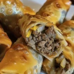 Delicious Cheesesteak Eggrolls Recipe to Try Today finished dish