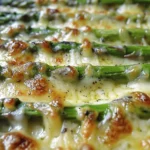 Delicious Cheesy Baked Asparagus Recipe to Try finished dish