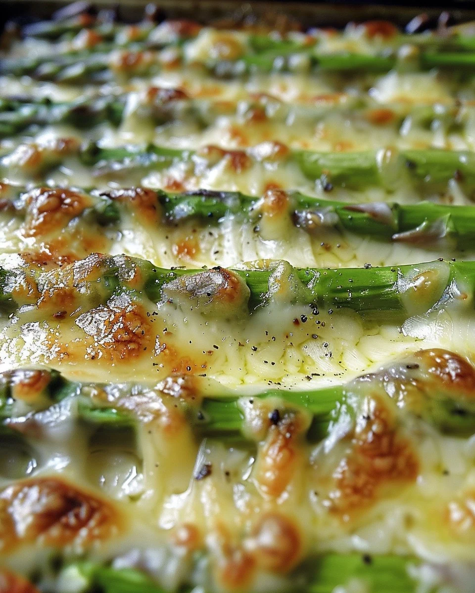 Delicious Cheesy Baked Asparagus Recipe to Try finished dish