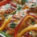 Delicious Cheesy Baked Fajita Chicken Recipe finished dish