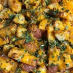 Delicious Cheesy Garlic Ranch Potatoes Recipe finished dish