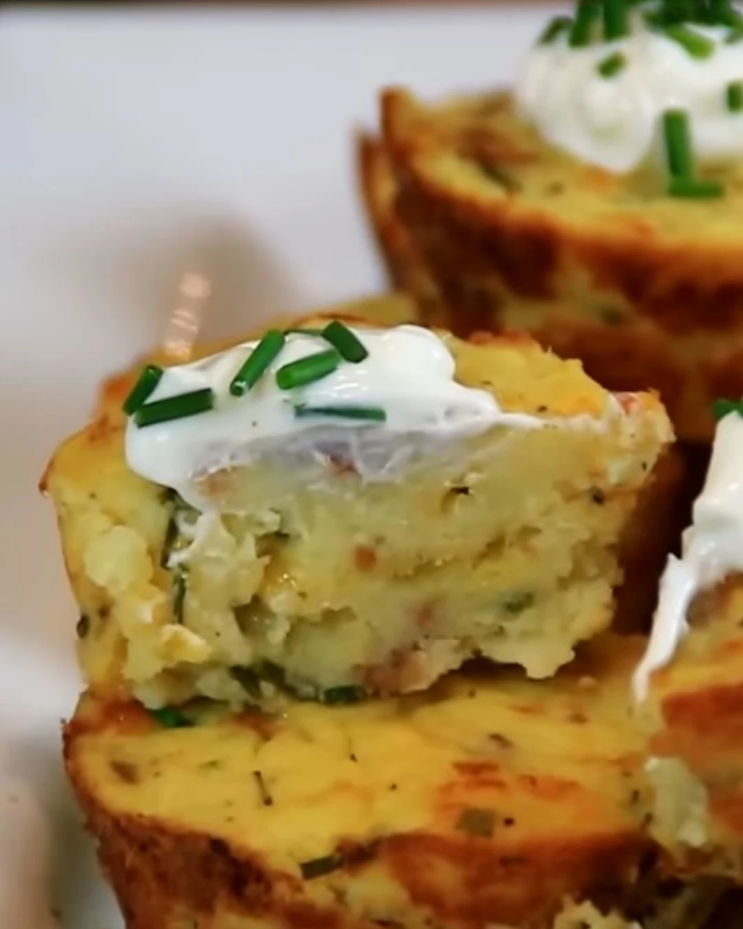 Delicious Cheesy Mashed Potato Puffs Recipe finished dish