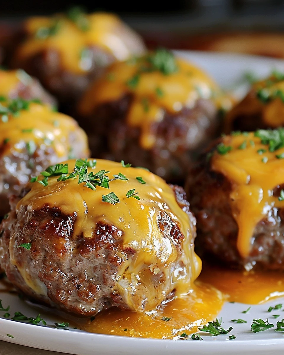 Delicious Cheesy Stuffed Meatloaf Bites Recipe