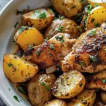 Delicious Chicken And Potato Skillet Recipe finished dish