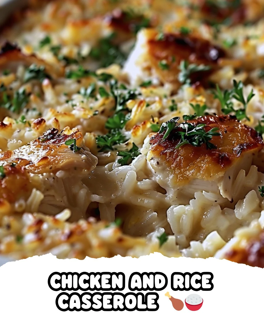 Delicious Chicken and Rice Casserole Recipe finished dish