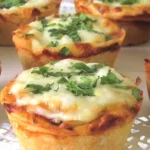Delicious Chicken and Veggie Stuffed Biscuit Cups Recipe finished dish