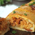 Delicious Chicken Bacon Ranch Stromboli Recipe finished dish