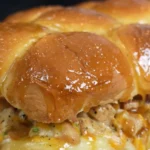 Delicious Chicken Bacon Ranch Stuffed Bread Recipe finished dish