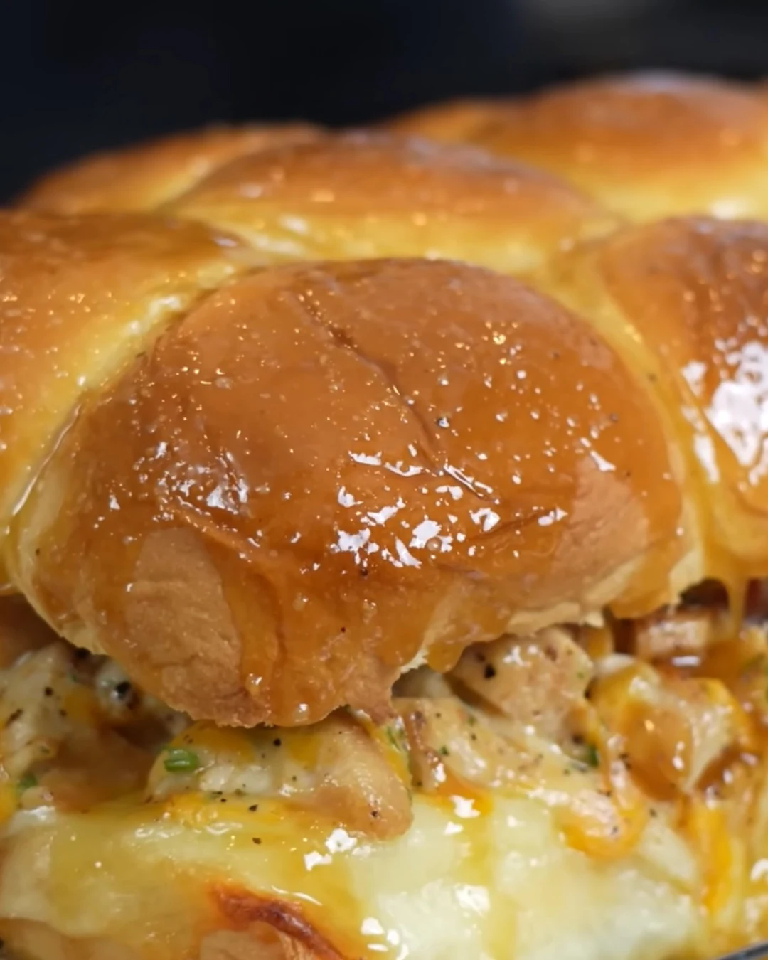 Delicious Chicken Bacon Ranch Stuffed Bread Recipe finished dish