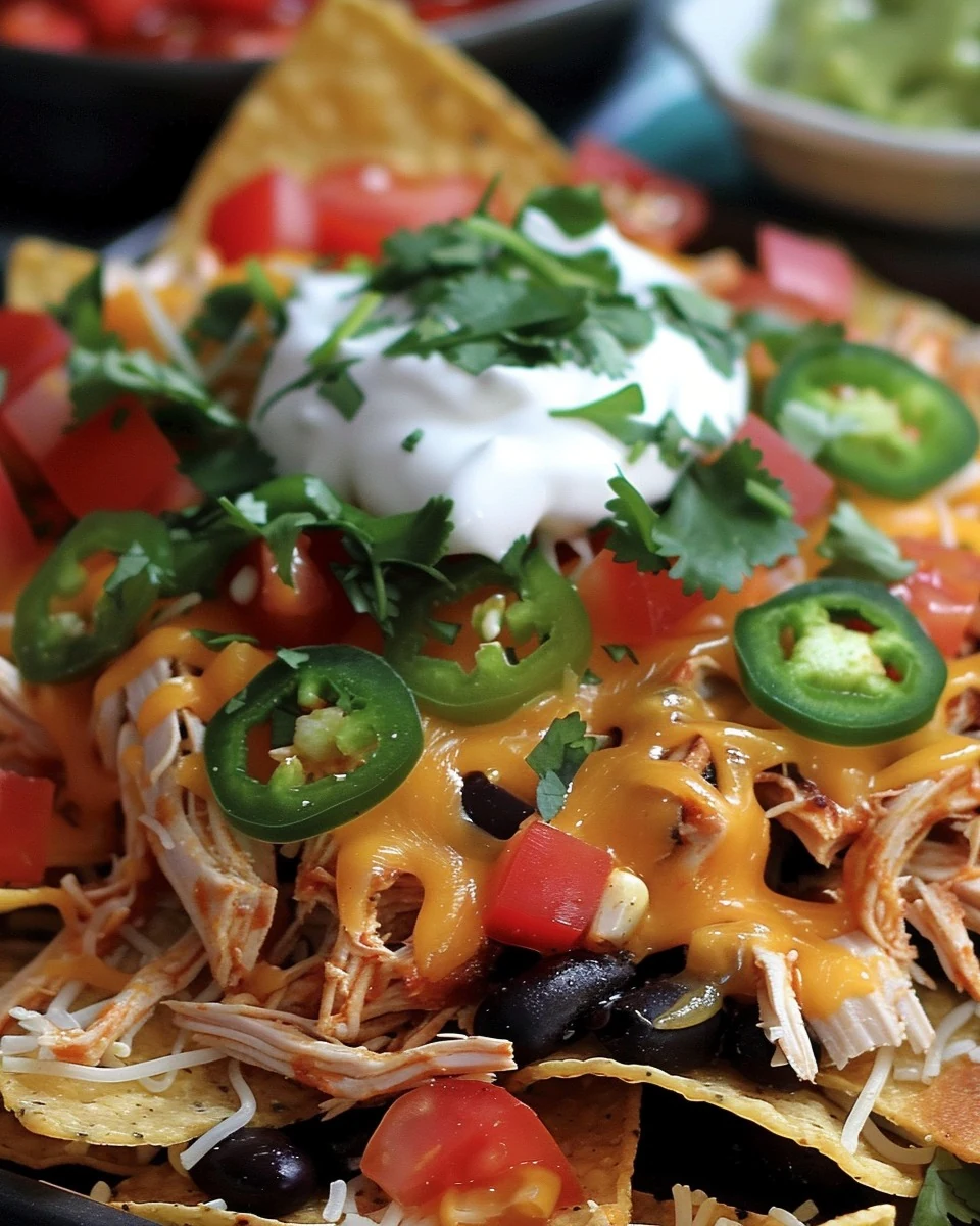 Delicious Chicken Nachos Recipe finished dish