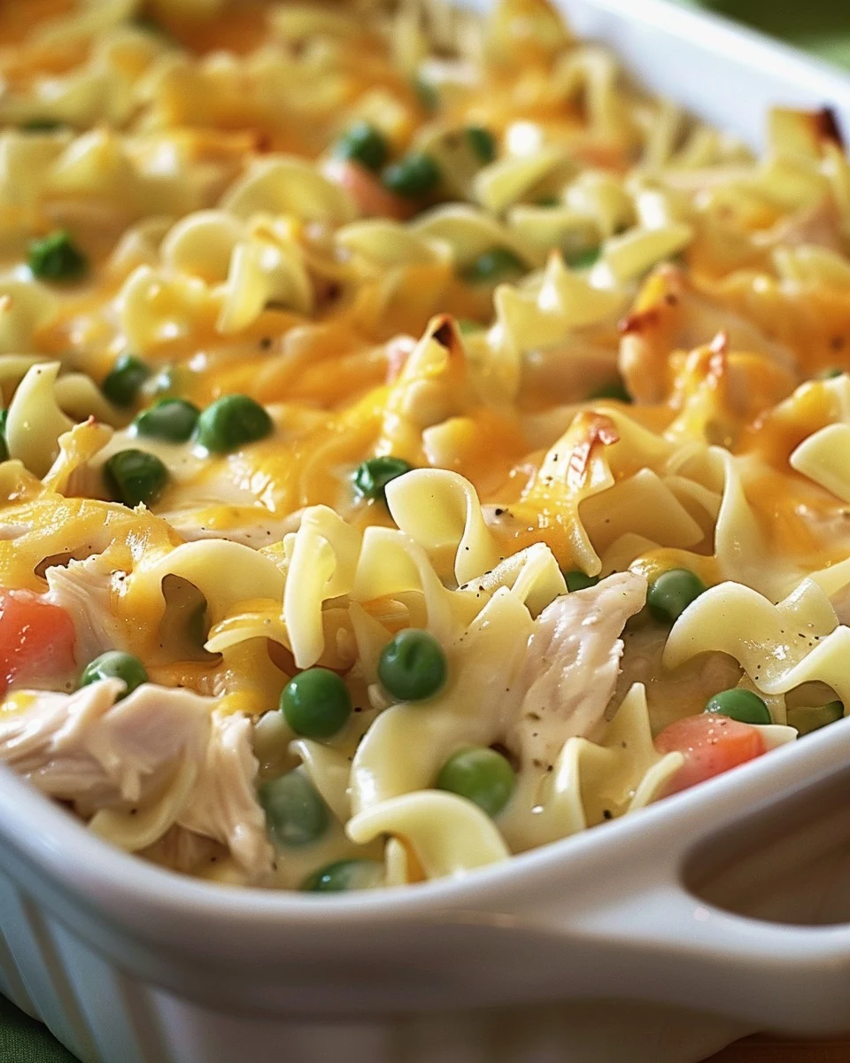 Delicious Chicken Noodle Casserole - Dont Lose This Recipe finished dish