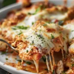 Delicious Chicken Parmesan Casserole Recipe to Try finished dish