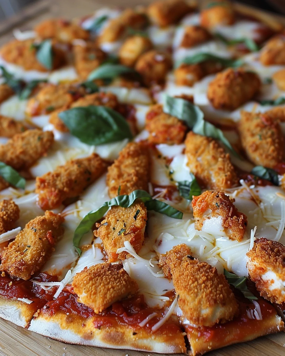 Delicious Chicken Parmesan Pizza Recipe You Must Try finished dish