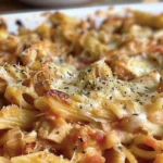 Delicious Chicken Pasta Bake Recipe for Family Meals finished dish
