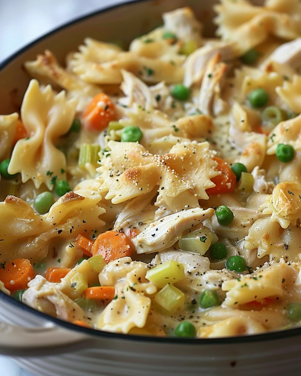 Delicious Chicken Pot Pie Pasta Recipe to Try Tonight