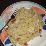 Delicious Chicken Spaghetti Casserole Recipe finished dish