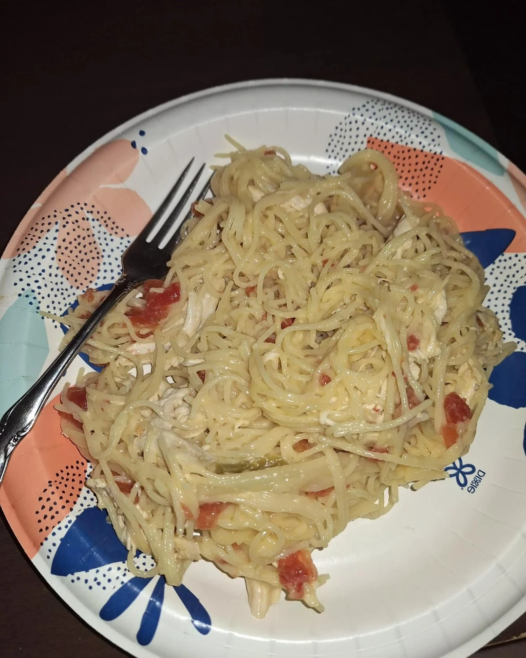 Delicious Chicken Spaghetti Casserole Recipe finished dish