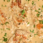 Delicious Chicken with Bacon Mustard Sauce Recipe finished dish
