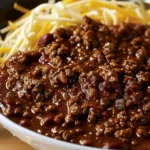 Delicious Cincinnati Chili Recipe finished dish