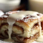 Delicious Cinnamon Roll Cake Recipe in 60 Minutes finished dish