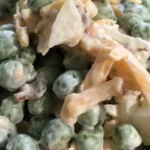 Delicious Classic Southern Pea Salad Recipe finished dish